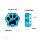Hot sale mini waterproof smart rolling LED light wifi pet tracker gps for dog cat