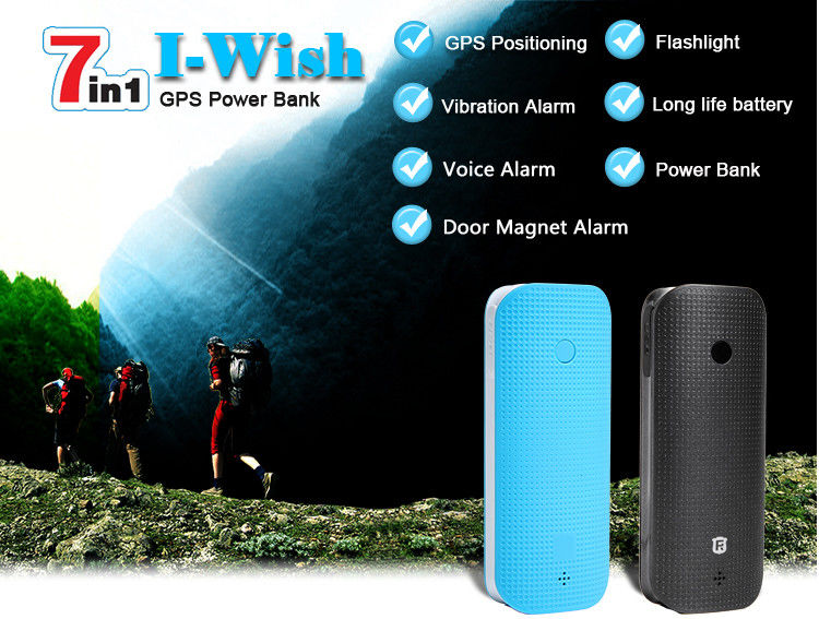 Long standby time with 90 days realtime gps tracker 4500mah power bank RF-V20