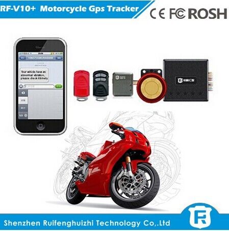 motorcycle anti-theft gps tracker & alarm  built-in sim card track anywhere anytime